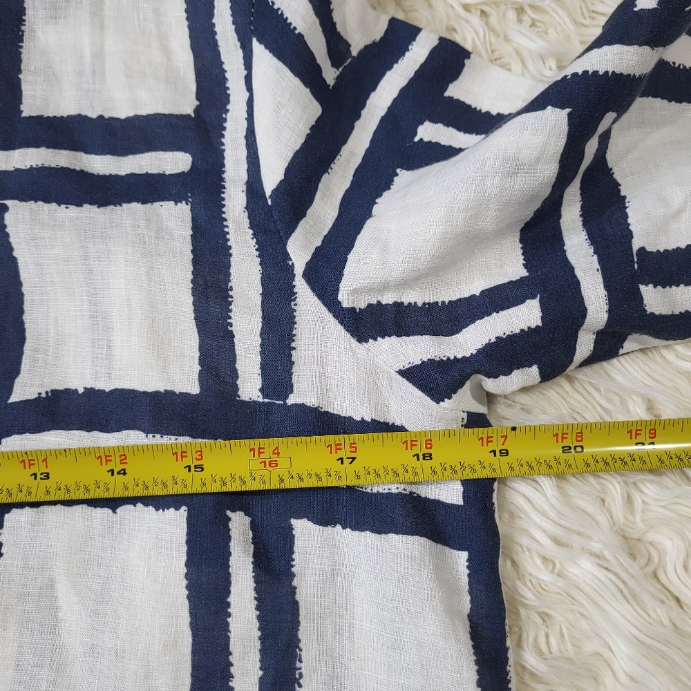 BOHO CHIC Linen Blouse Size Small - Picture 9 of 16